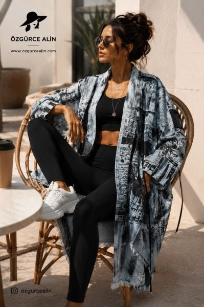 İTHAL TASARIM OVERSIZE KOT CEKET