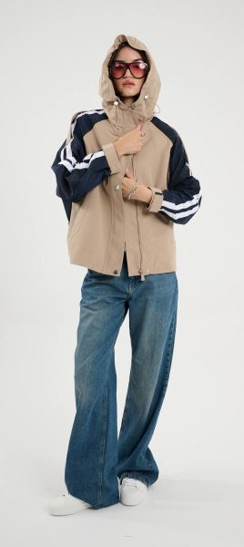 ŞERİTLİ PARKA YAĞMURLUK