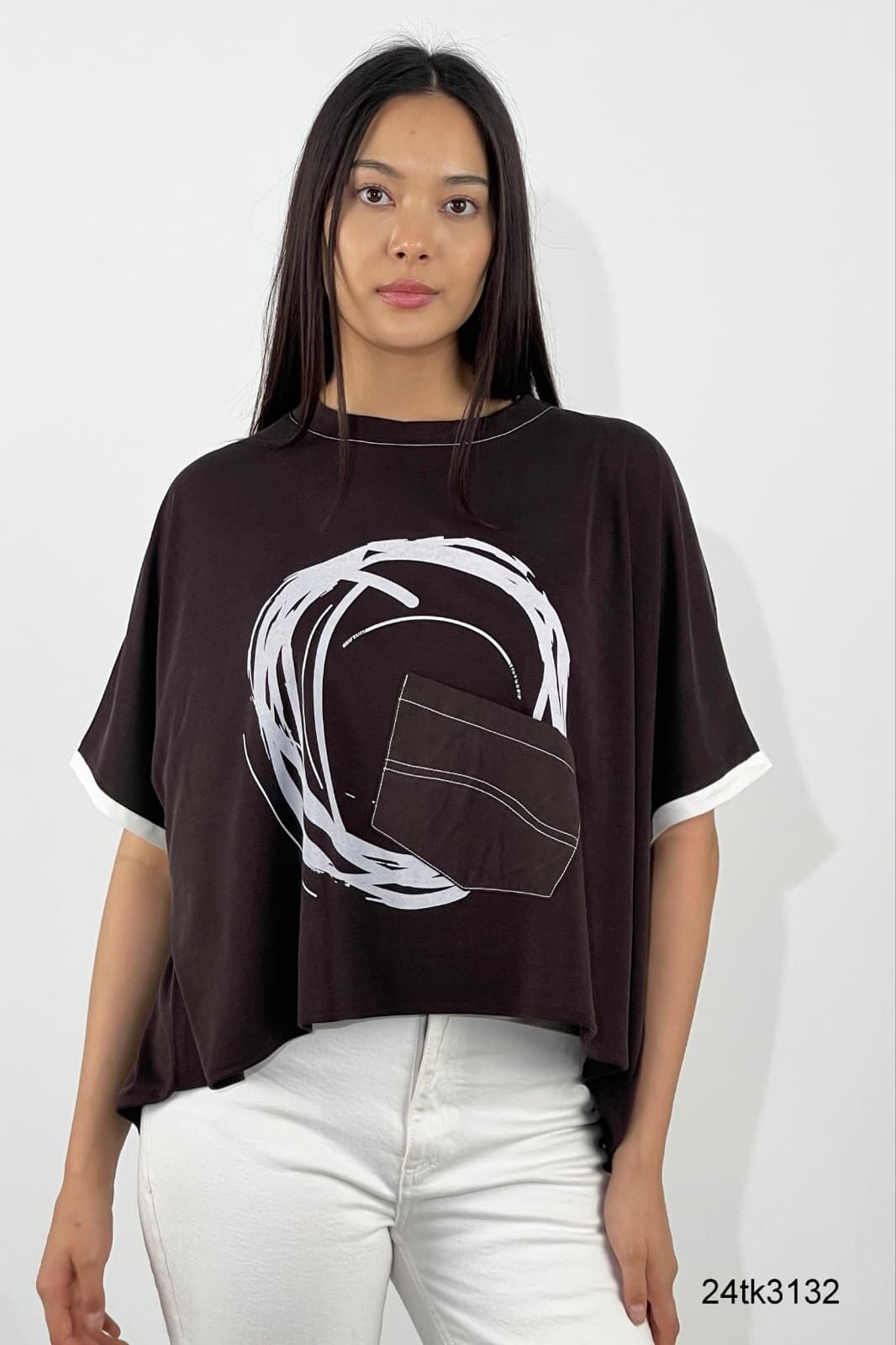 İTHAL OVERSIZE YARASA KOL BLUZ
