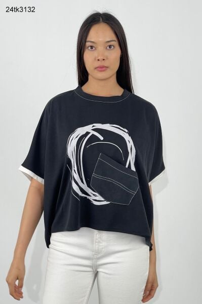 İTHAL OVERSIZE YARASA KOL BLUZ