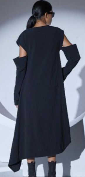 İTHAL TASARIM PARAŞÜT KUMAŞ ELBİSE