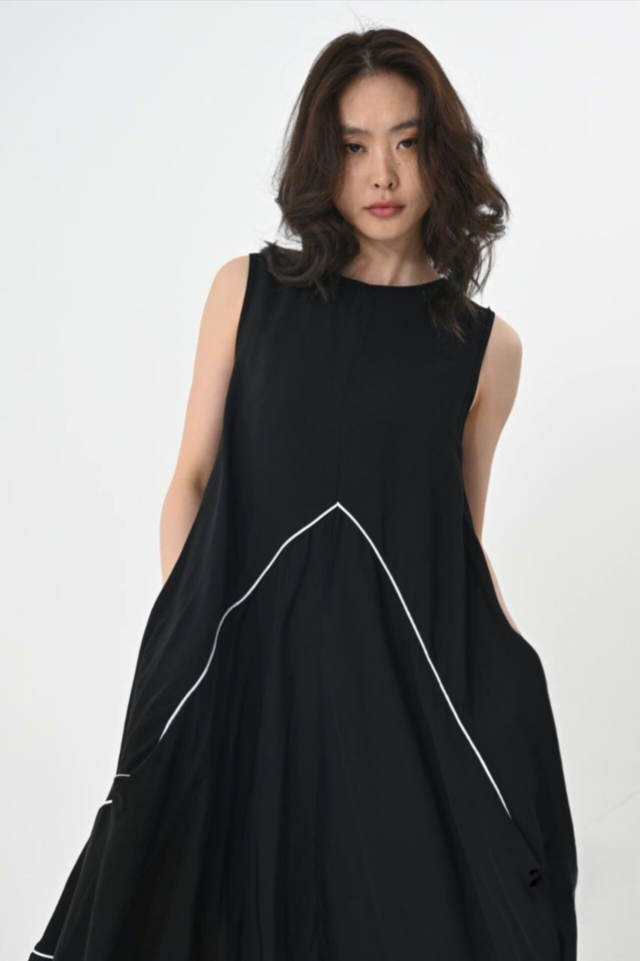 İTHAL A KESİM ASIMETRİK ELBİSE