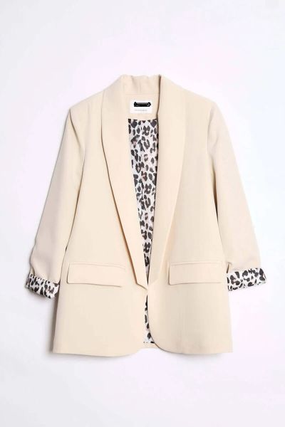 LEOPAR ASTARLI BLAZER CEKET