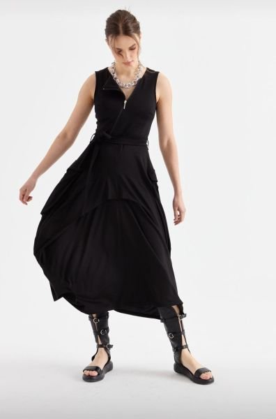 TASARIM ASİMETRİK ELBİSE