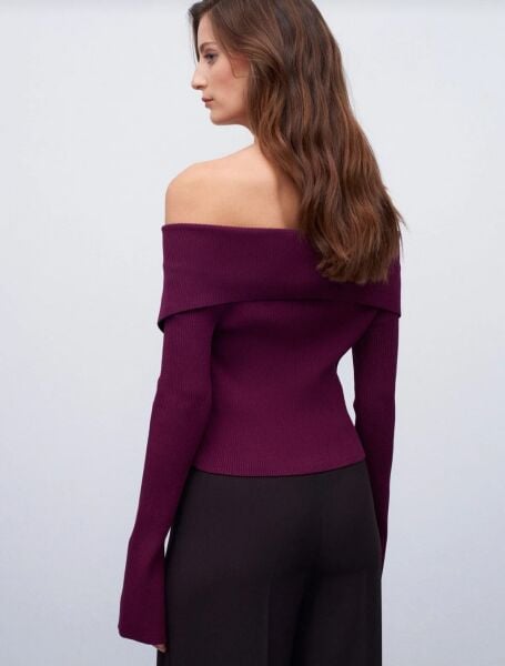 MERSELİZE OMUZ DETAYLI HIRKA