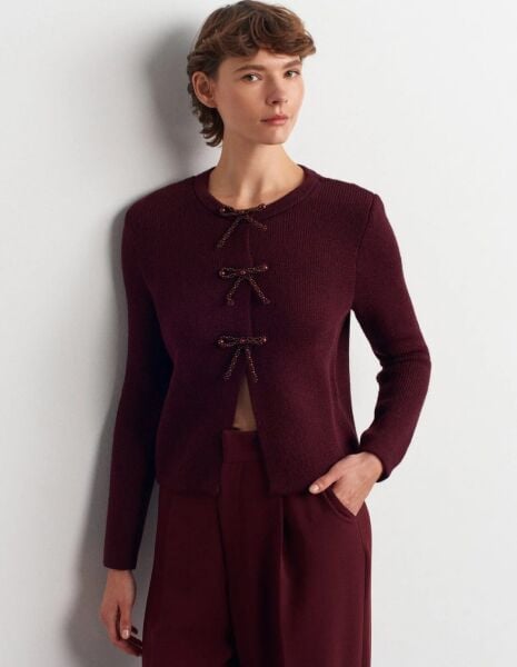 İNCİ DETAYLI FİYONK HIRKA