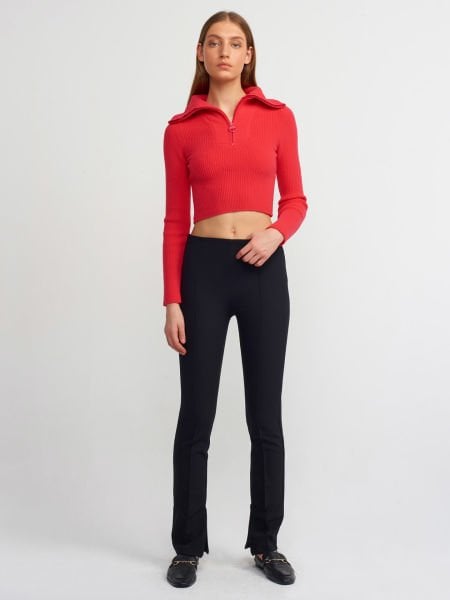 YUMUŞAK DOKULU KISA KAZAK