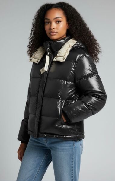 İTHAL TRIKO DETAYLI ŞİŞME MONT