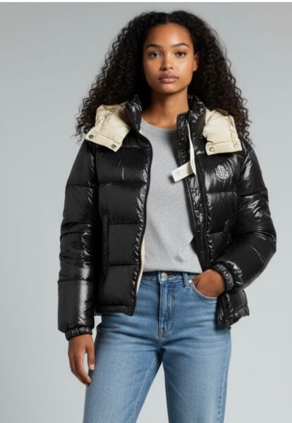 İTHAL TRIKO DETAYLI ŞİŞME MONT