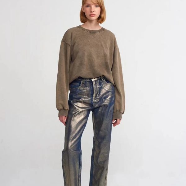 DÜŞÜK KOL BATİK SWEAT