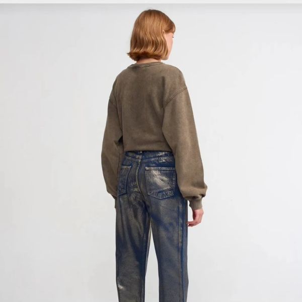 DÜŞÜK KOL BATİK SWEAT