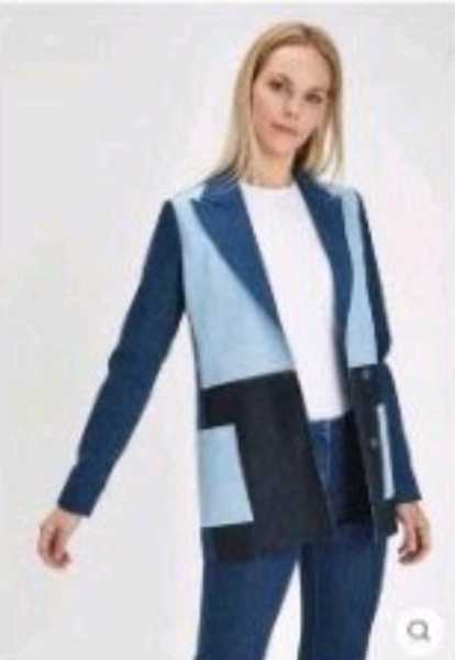 KOT DETAYLI ORJINAL MARKA BLAZER CEKET