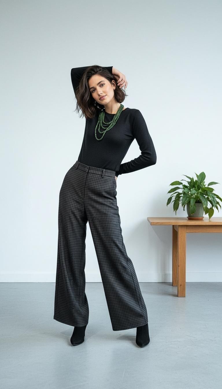 ÇİZGİLİ PLAZZO PANTOLON