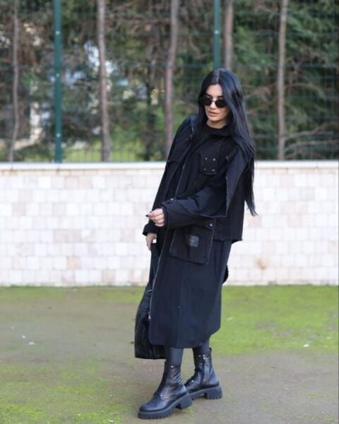 TASARIM İTHAL PARAŞÜT KUMAŞ TRENÇKOT