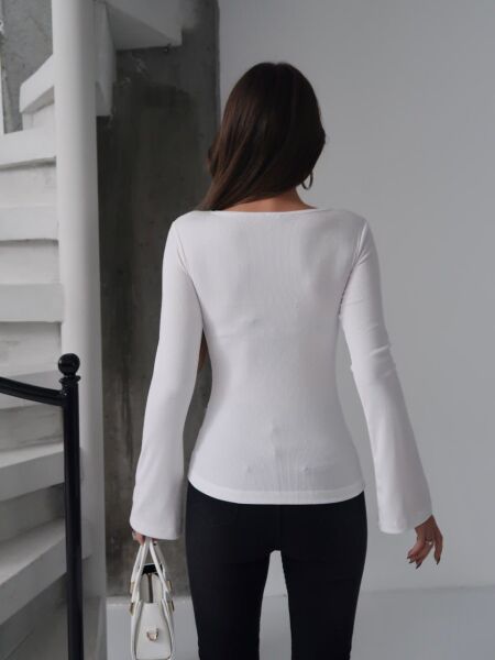 FİTİLLİ ESNEK İSPANYOL KOL BLUZ