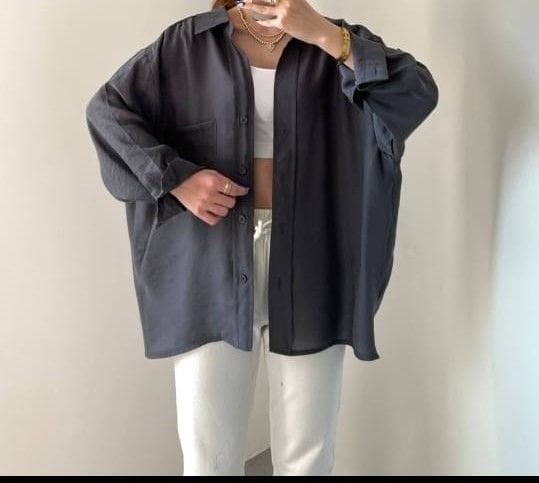 OVERSİZE SALAŞ GÖMLEK