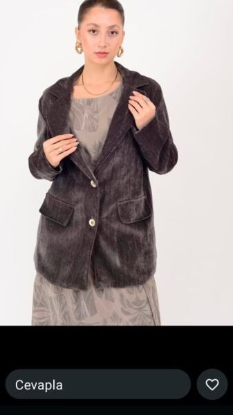 RAHAT KESIM KADİFE CEKET