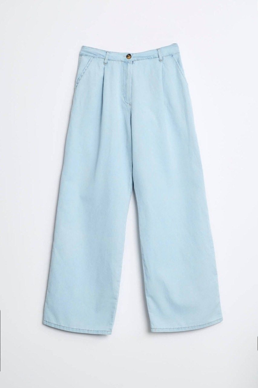 İNCE KOT PLAZZO PANTOLON