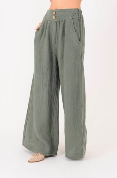 KETEN PLAZZO PANTOLON