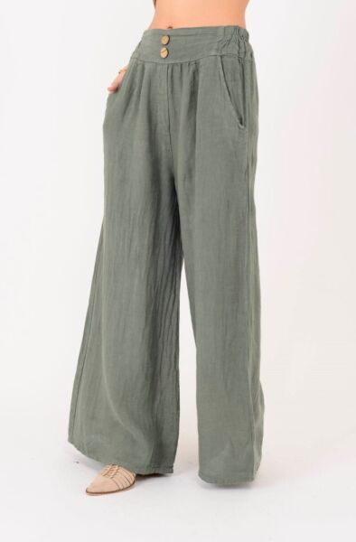 KETEN PLAZZO PANTOLON