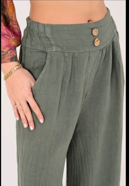 KETEN PLAZZO PANTOLON