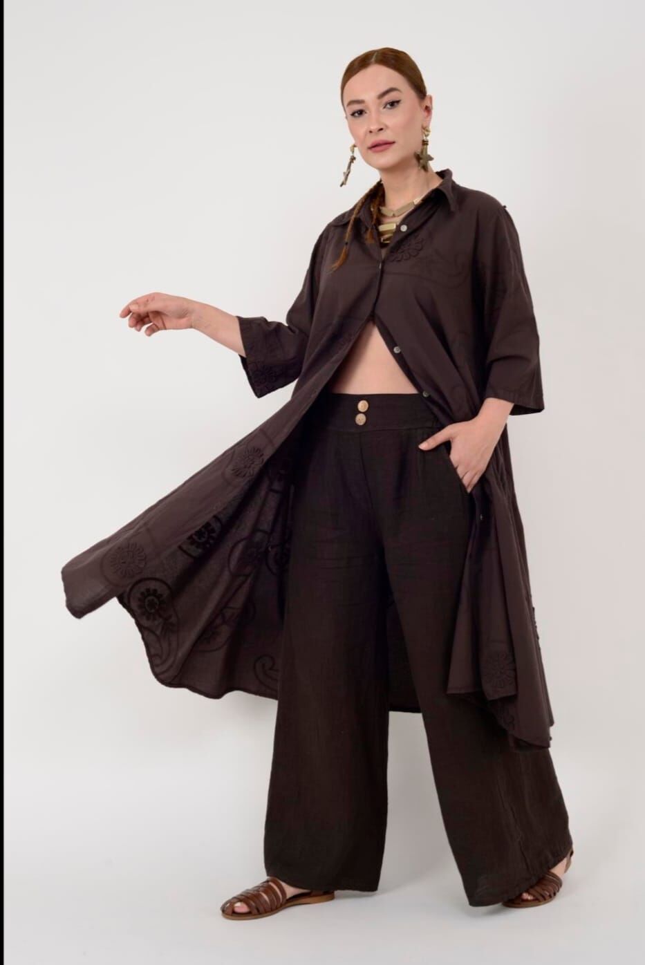 KETEN PLAZZO PANTOLON