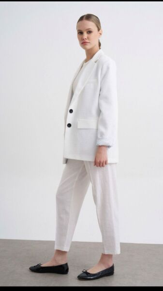 KOL DETAYLI BLAZER CEKET