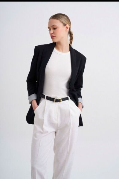 KOL DETAYLI BLAZER CEKET