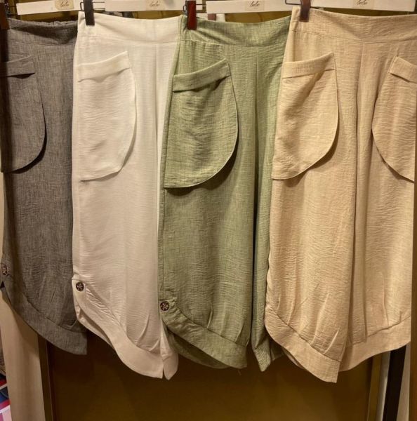 KETEN MİDİ BOY PANTOLON