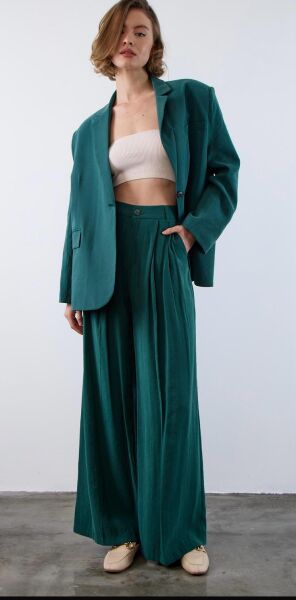 OVERSİZE MOBAL KUMAŞ CEKET