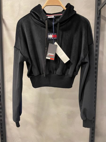 KADİFE KAPİŞONLU CROP