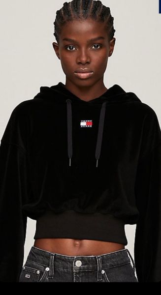 KADİFE KAPİŞONLU CROP