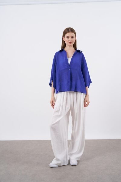 İPEKSİ OVERSIZE GÖMLEK