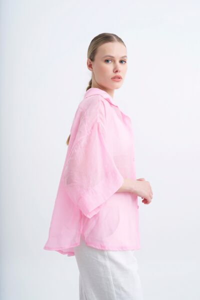 İPEKSİ OVERSIZE GÖMLEK
