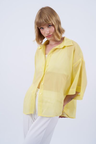 İPEKSİ OVERSIZE GÖMLEK