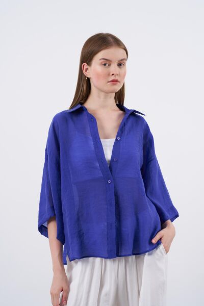 İPEKSİ OVERSIZE GÖMLEK