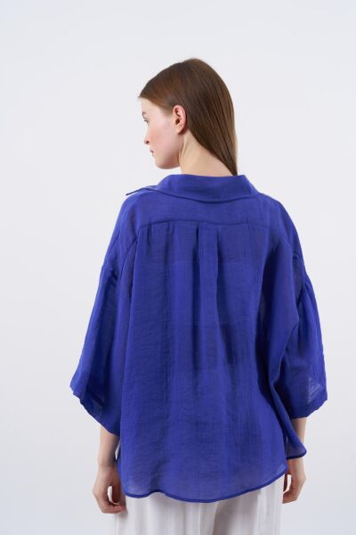 İPEKSİ OVERSIZE GÖMLEK