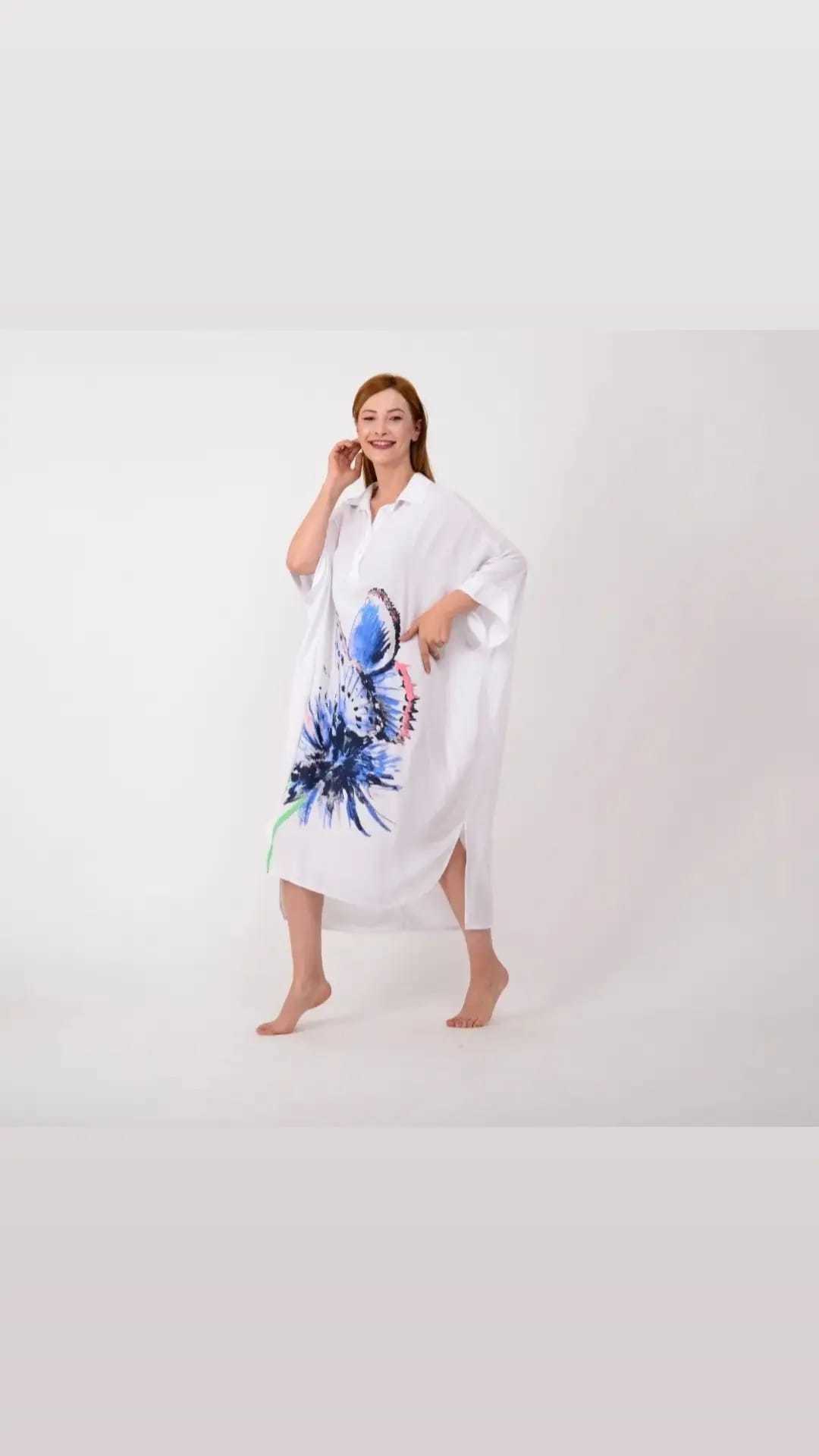 VİSKON GÖMLEK ELBİSE